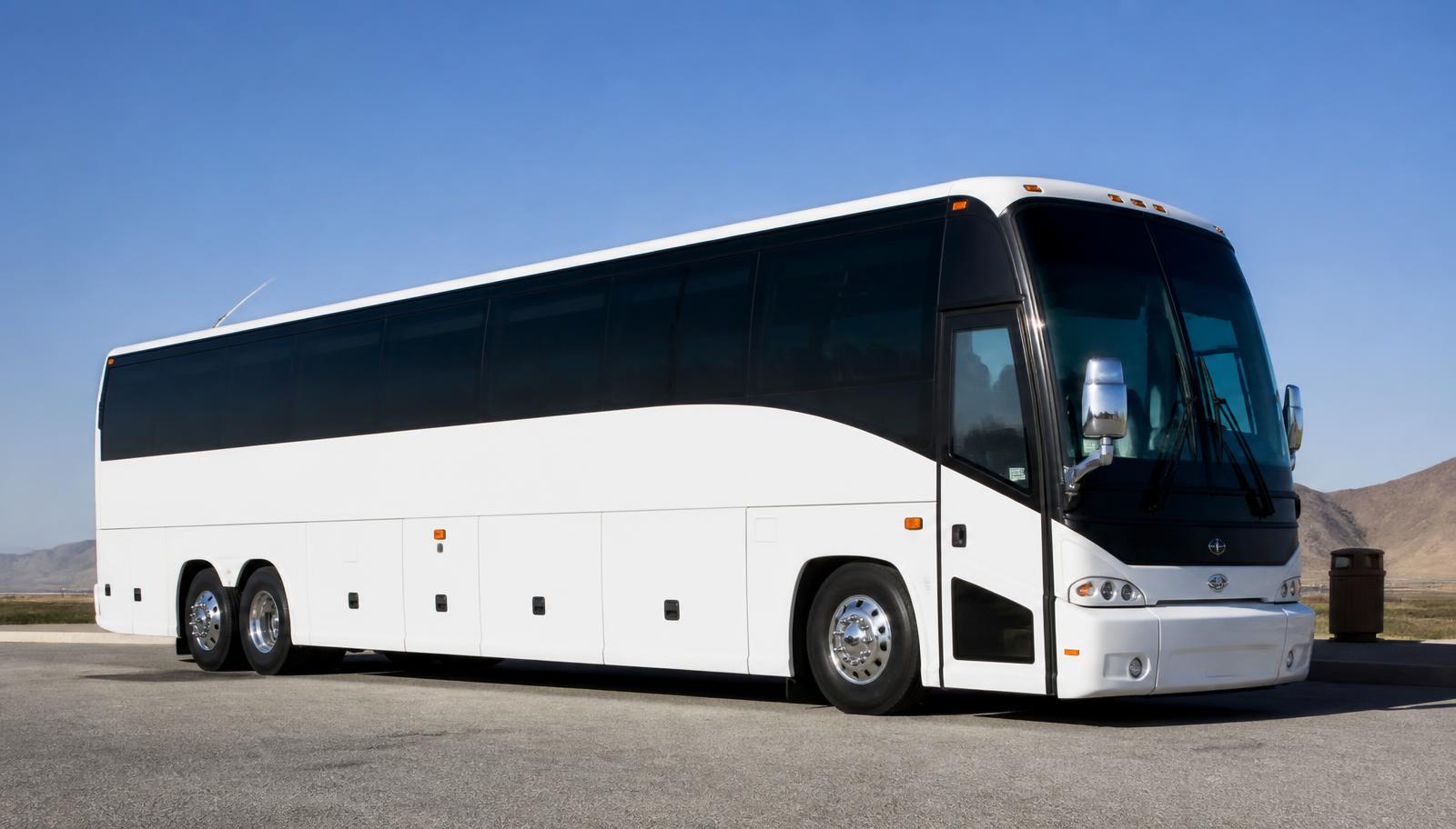 Full-Size Charter Bus — 47–56 passengers